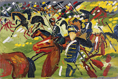 Hussars on a Sortie August Macke